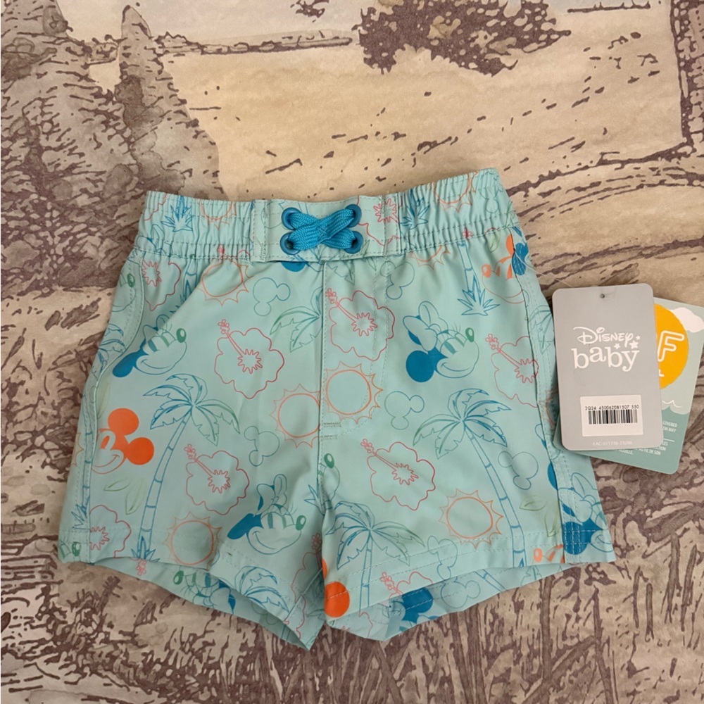 Disney Mickey Swim Trunks 0-3 months
